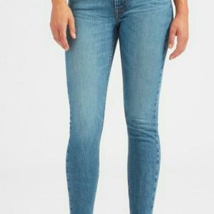 Everlane Mid-Rise Skinny Jean Ankle Mid Blue Sz 26